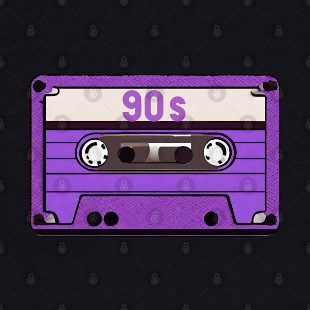 90's retro purple tape by Artist usha